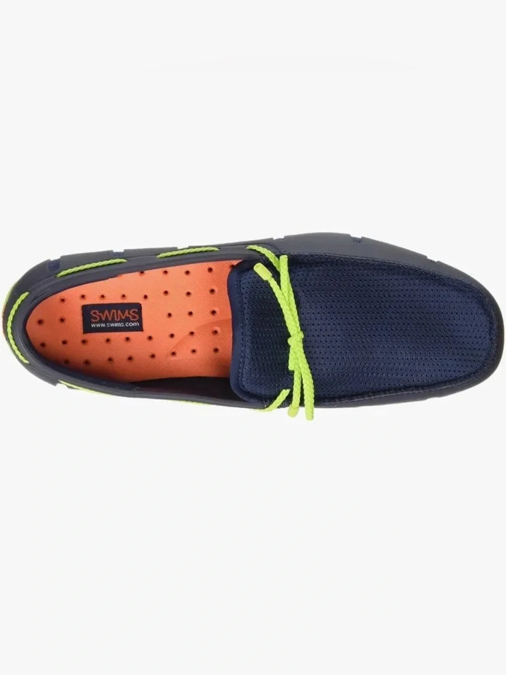 Swims Men’s Braided Lace Loafer Size 14 In Navy/Green